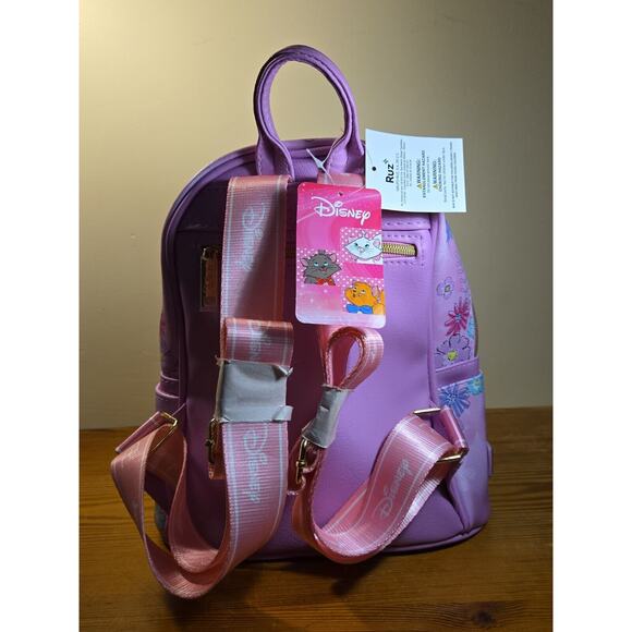 Disney The Aristocats Ruz 11″ Faux Leather Mini Backpack - Picture 7 of 15